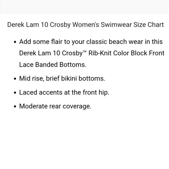 Derek Lam 10 Crosby Bathing suit bottoms - Picture 5 of 6